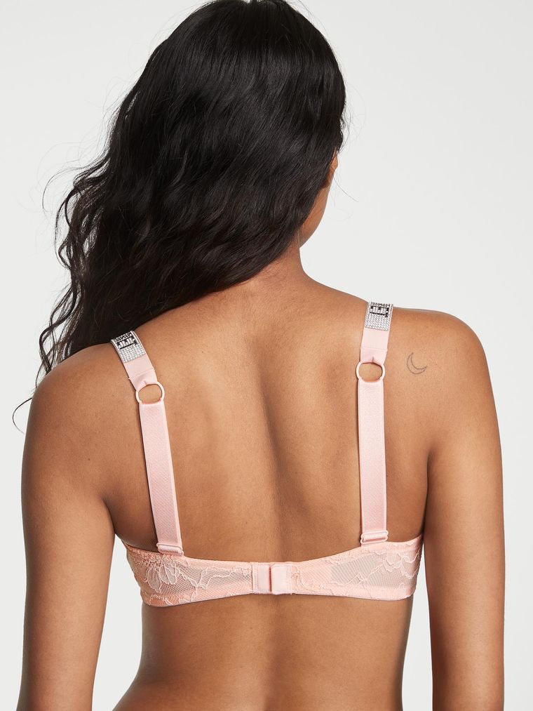 Alonn Shop - Brasier Victoria's Secret 👙🔝💁🏼‍♀️ Talla 32DD 📏 Palo de  rosa 🌸 con detalles en encaje negro 🖤 tirantes ajustables ✨